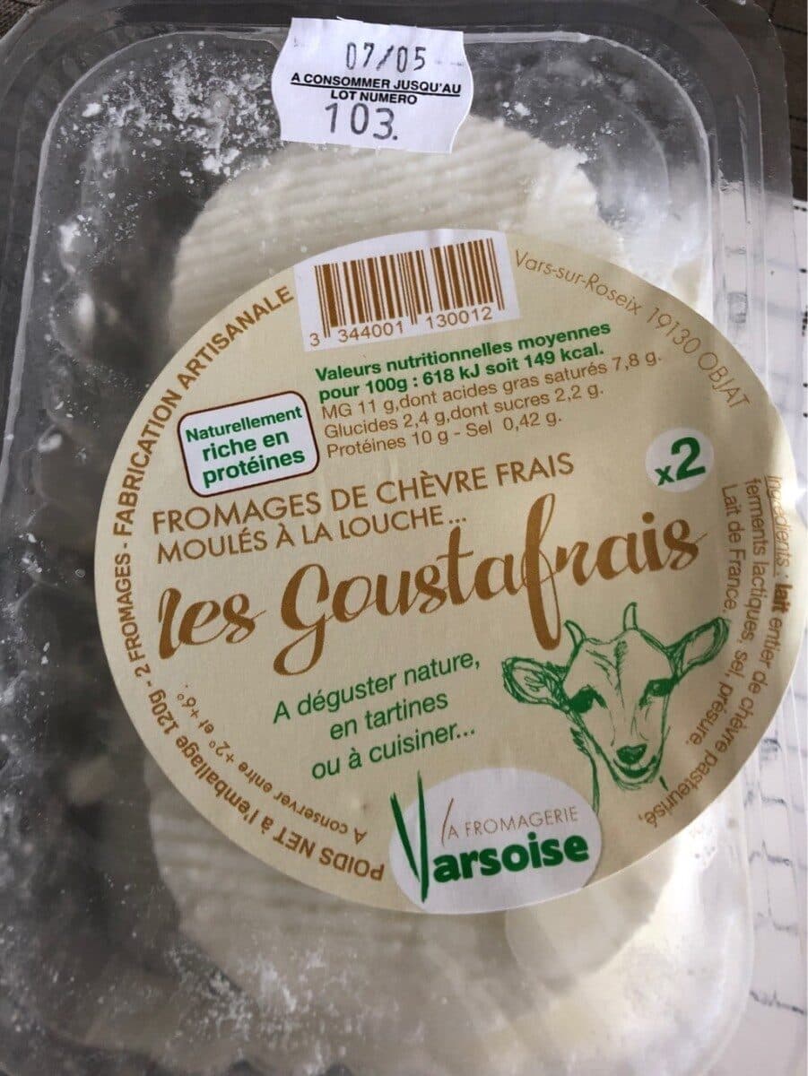 Open Food Facts Les Goustafrais packshot