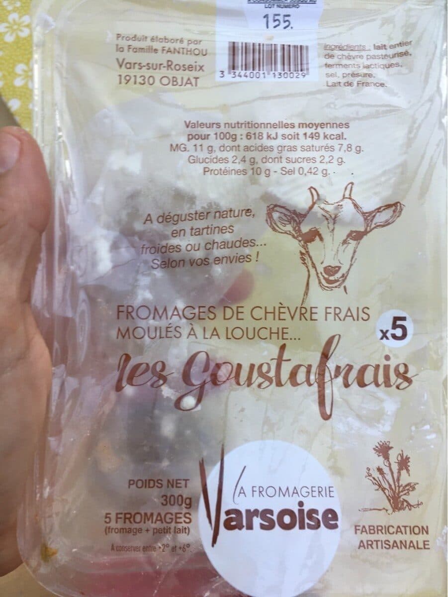 Open Food Facts Les goustafrais packshot