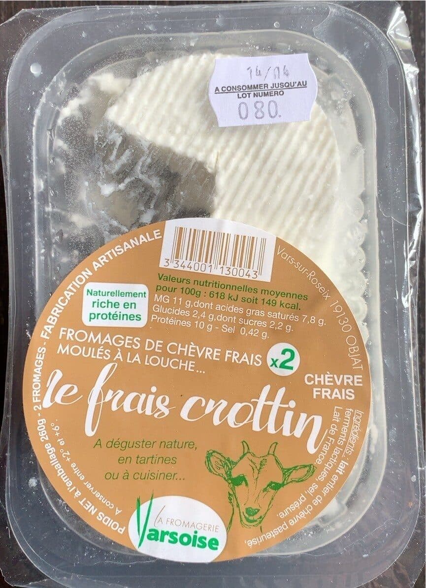 Open Food Facts Le Frais Crottin packshot