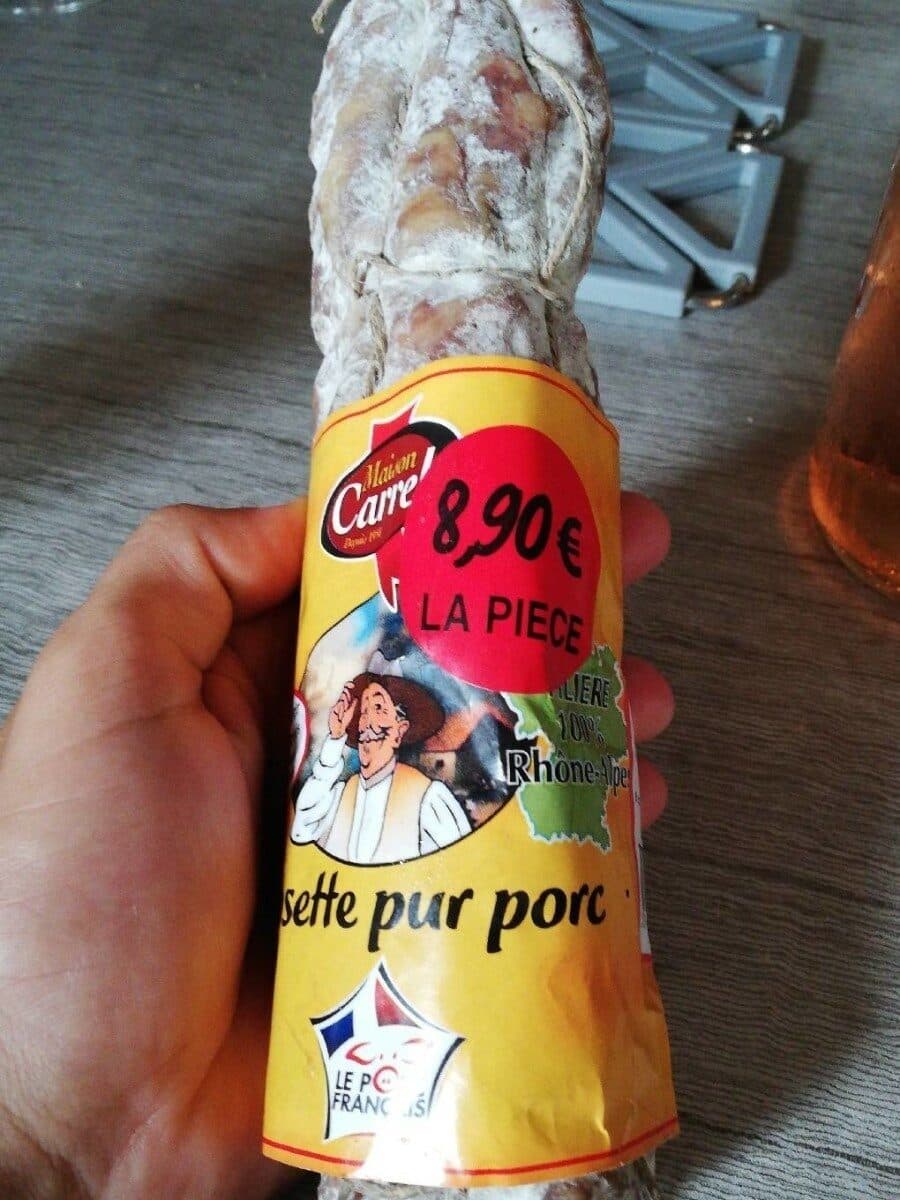 Open Food Facts Saucisson packshot