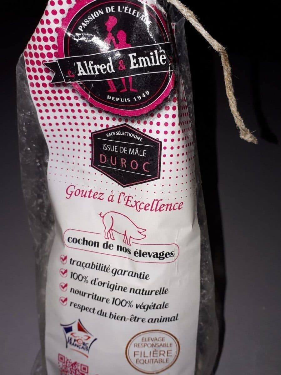 Open Food Facts Saucisson sec pur porc bride malin packshot