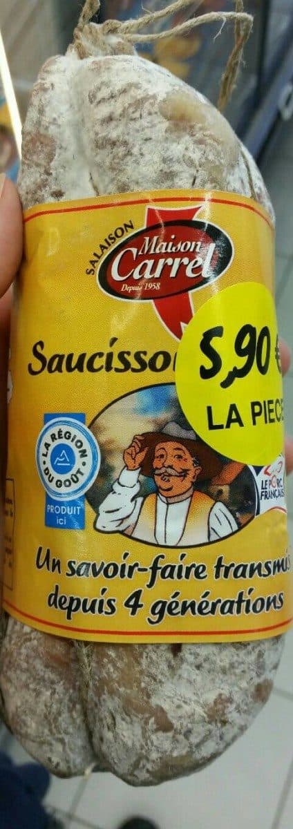 Open Food Facts Saucisson packshot