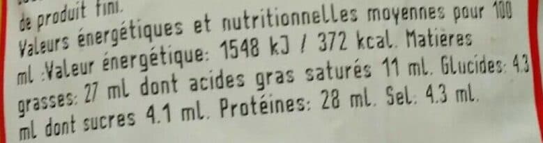 Open Food Facts Saucisson packshot