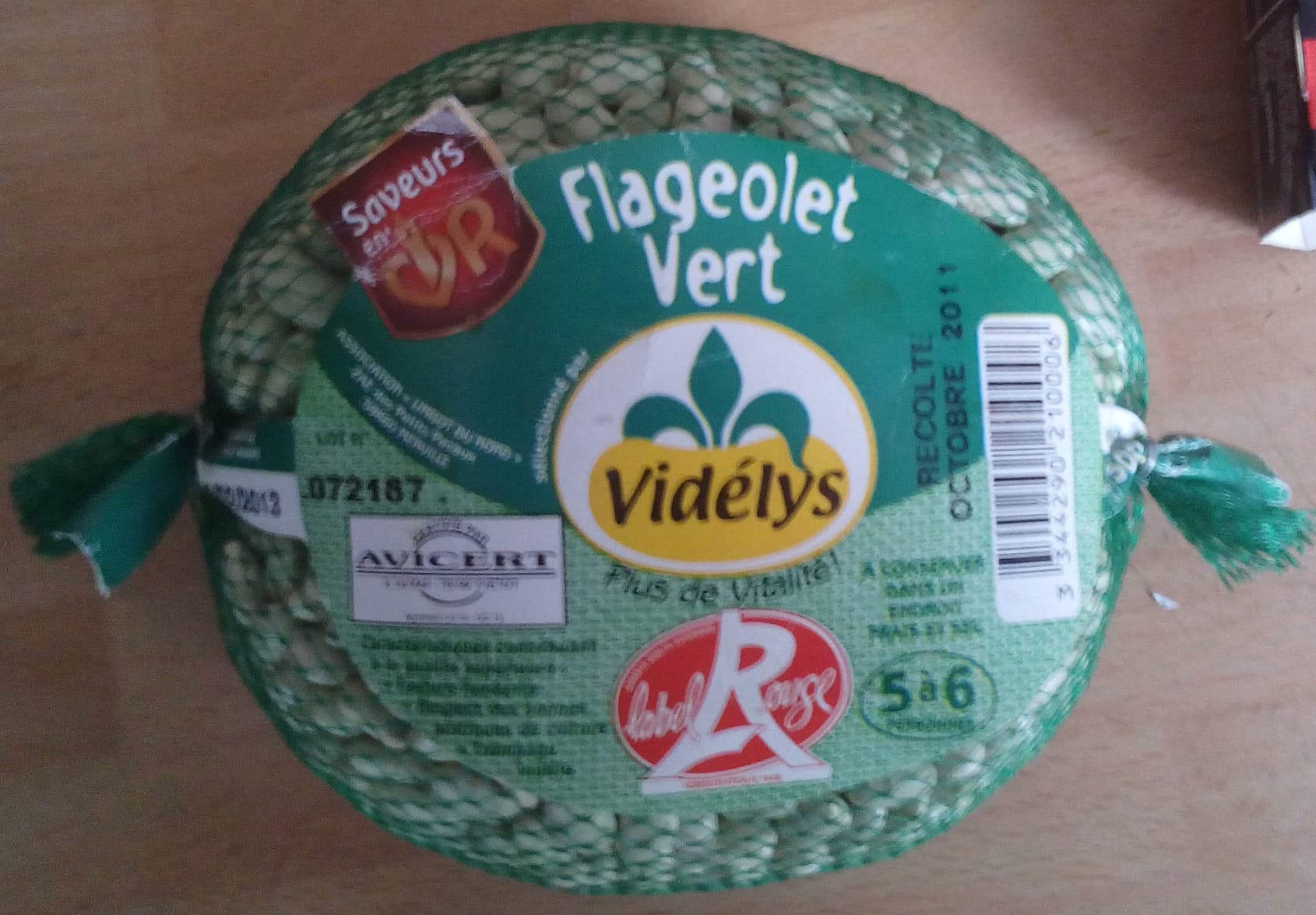 Vidélys Flageolet Vert packshot