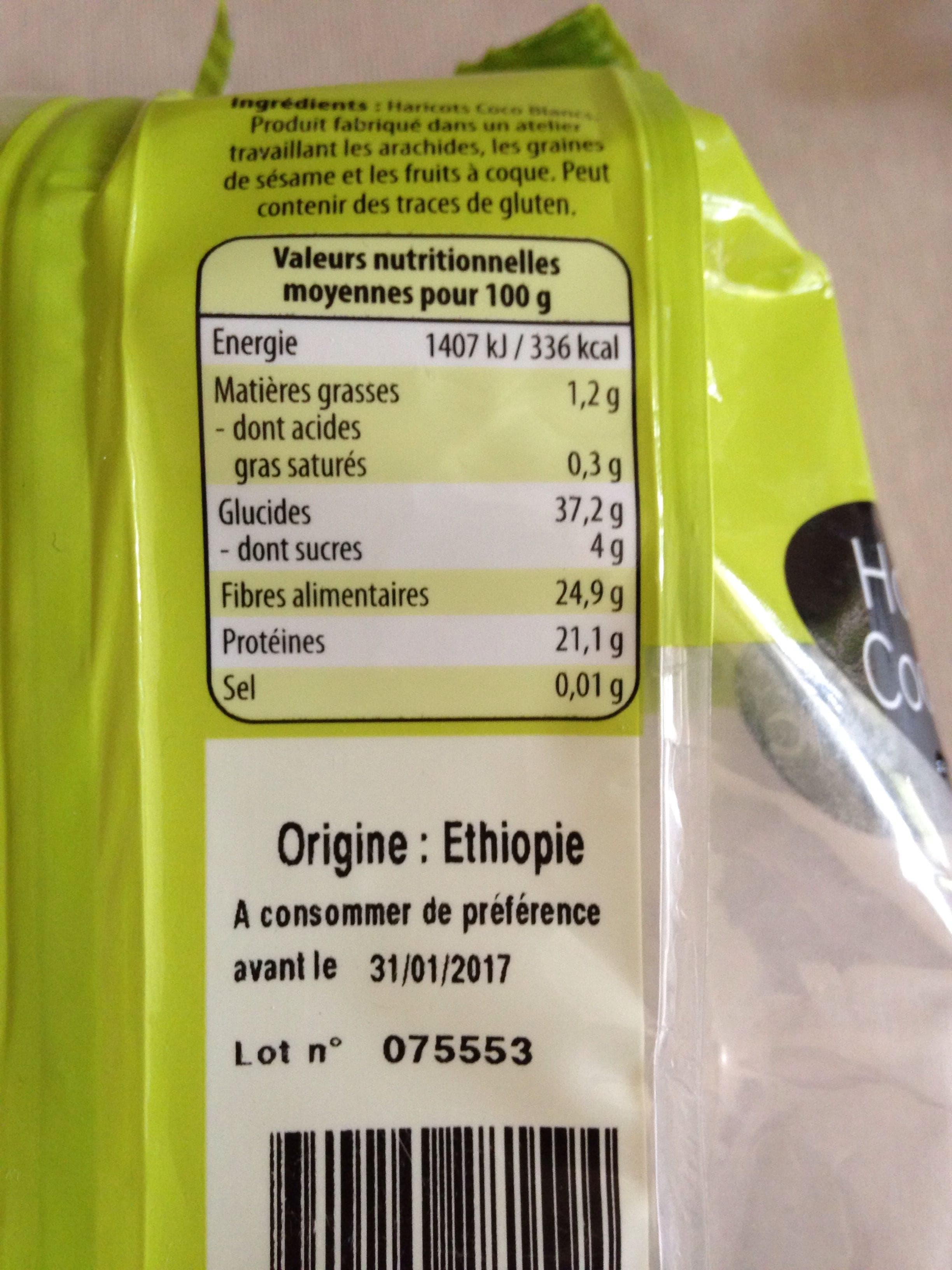 Videlys Haricot Coco blanc packshot
