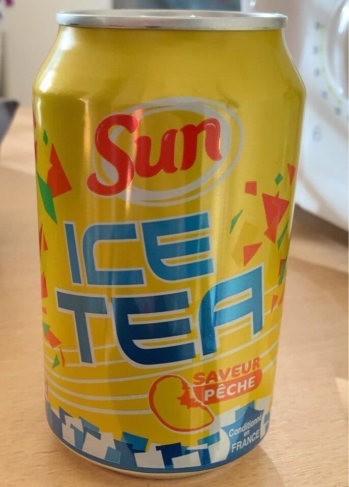 SUN Ice Tea péche packshot