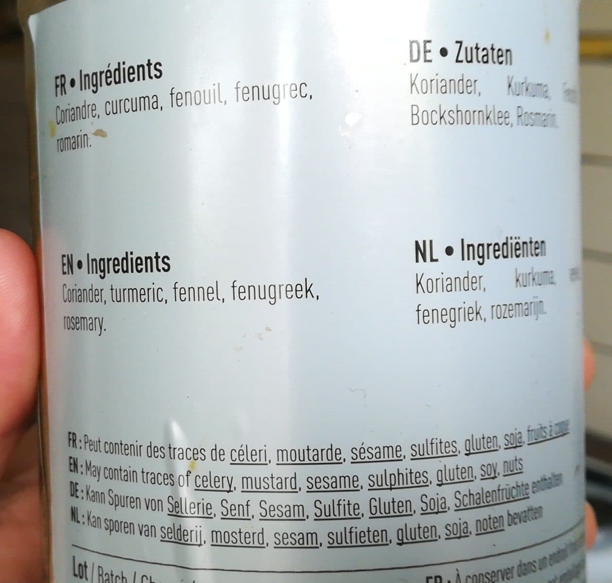 Open Food Facts Raz El Hanout packshot
