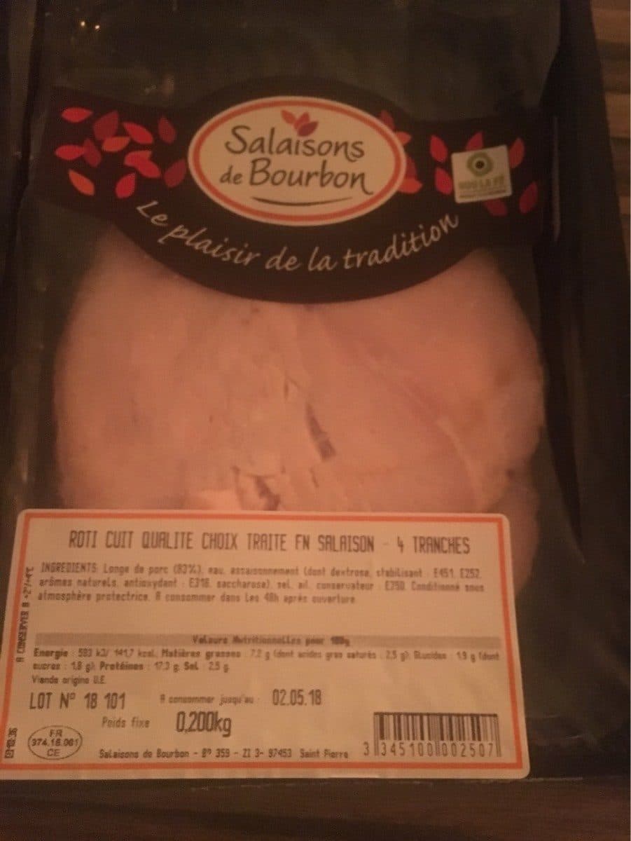Open Food Facts Rôti cuit tranche packshot
