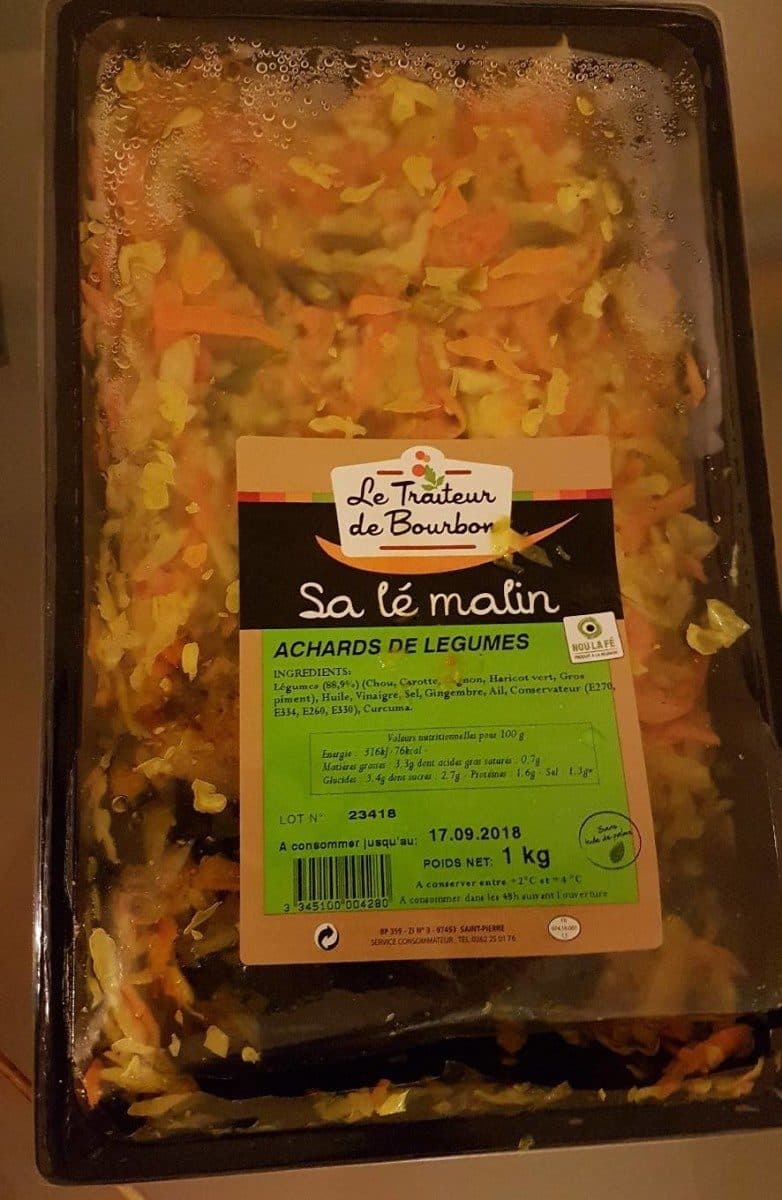 Le Traiteur de Bourbon Achards de legumes packshot