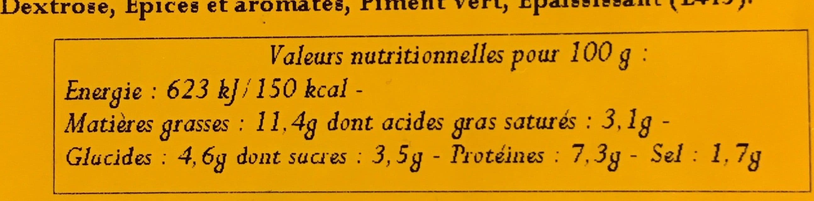 Salaisons de Bourbon Rougail saucisses fumées packshot