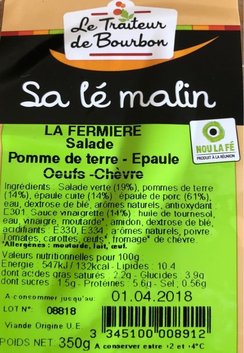 Le Traiteur De Bourbon Sa lé malin packshot