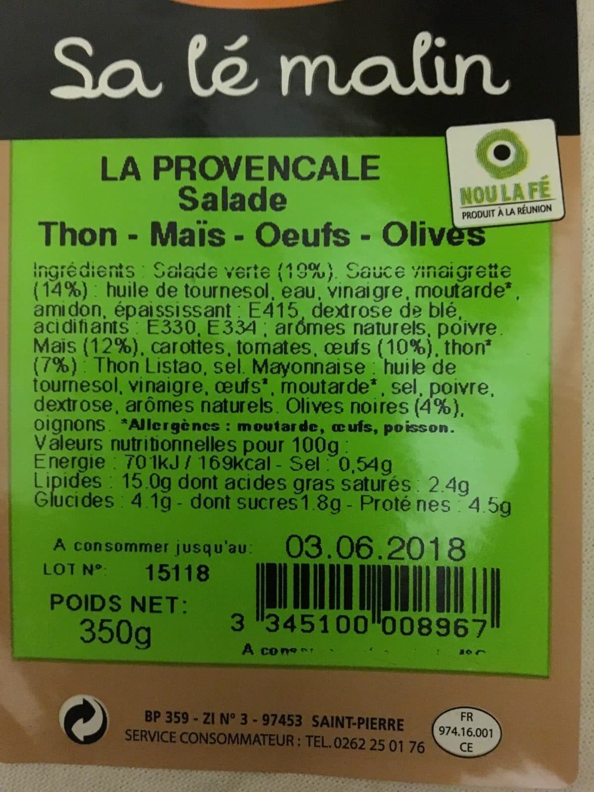 Sa lé malin La Provençale packshot