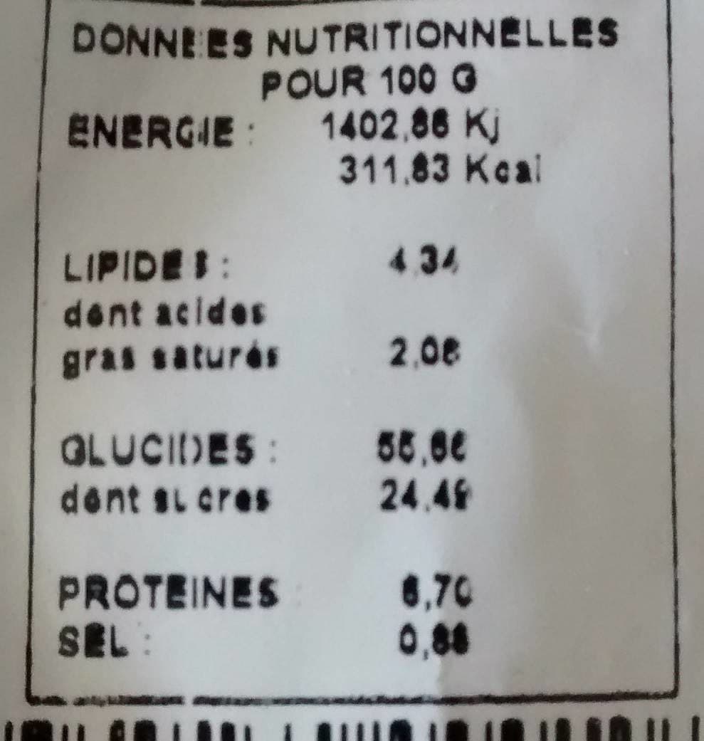 Open Food Facts Pastis landais packshot