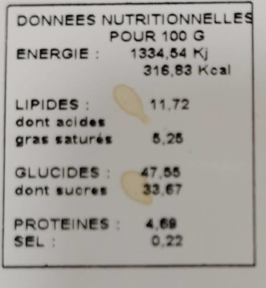 Open Food Facts Gateau basque Prunaux packshot