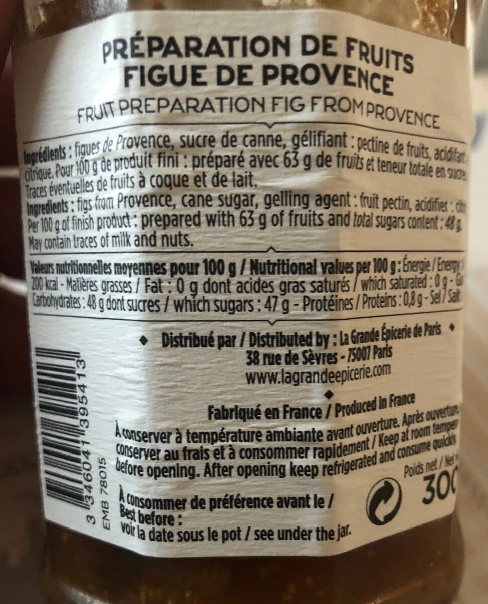 La Grande Épicerie de Paris Confiture - la figue packshot