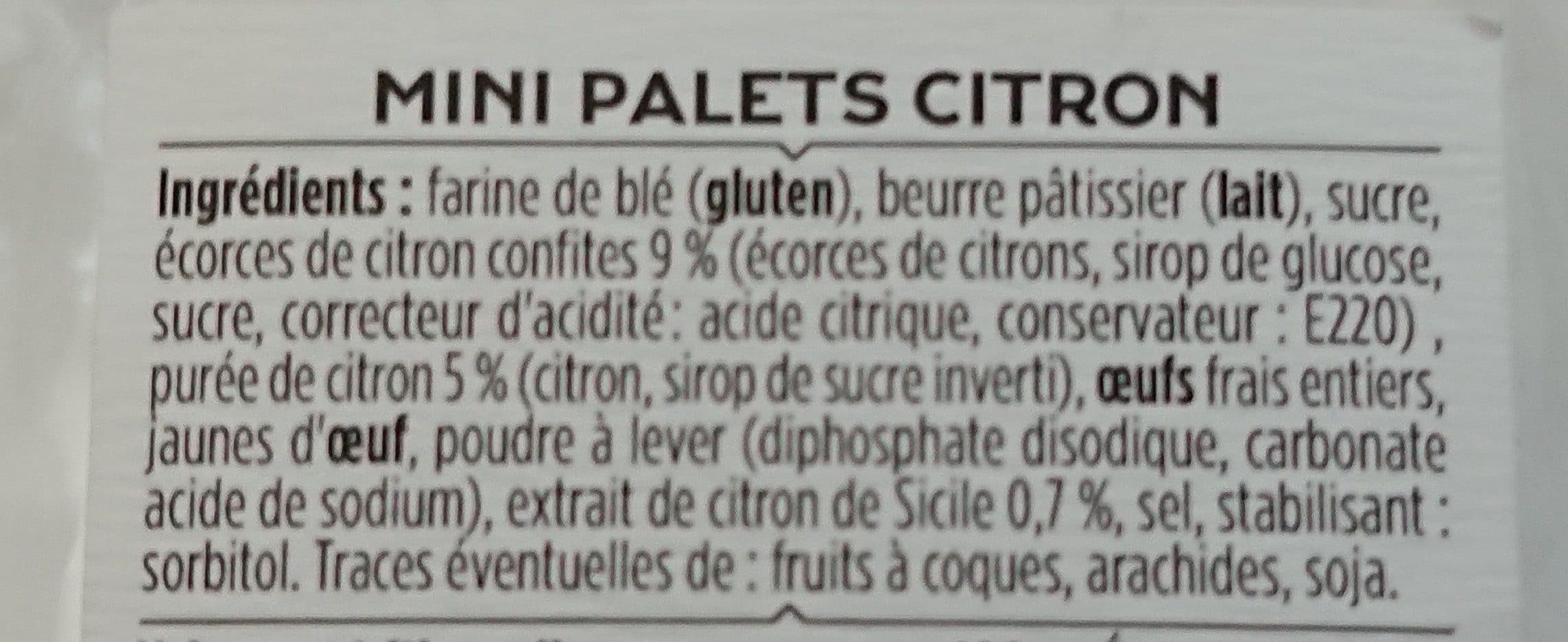 La Grande Epicerie De Paris Mini Palets Citron packshot