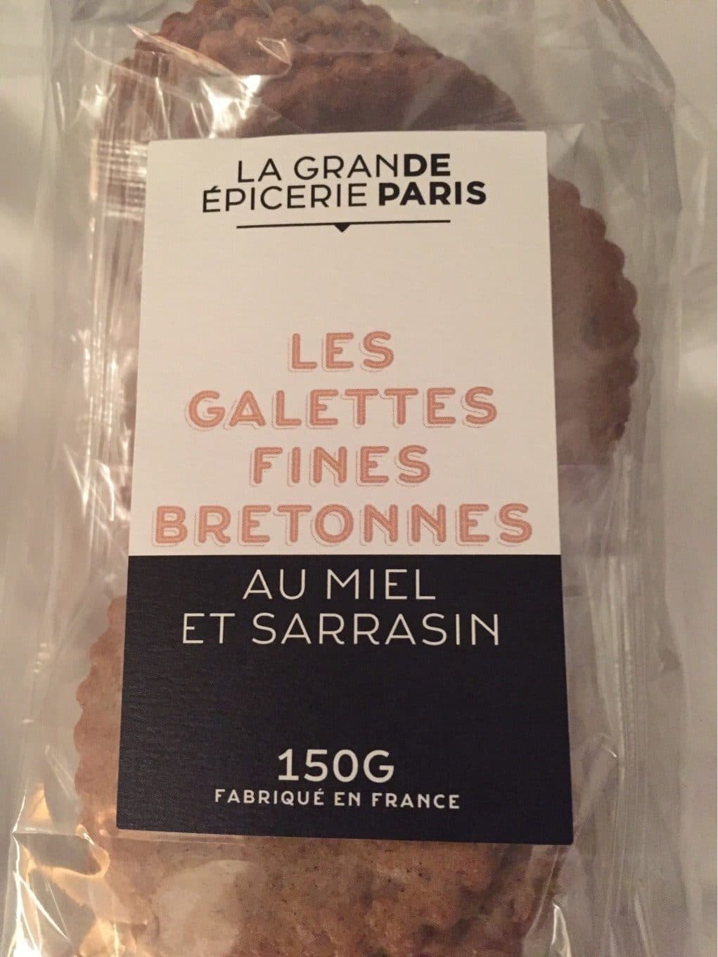 La Grande Epicerie Galettes Au Sarrasin Et Au Miel packshot