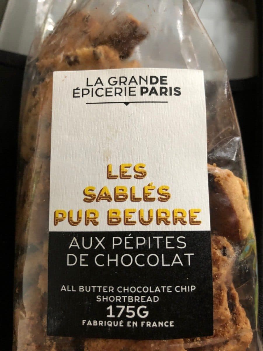 La Grande Epicerie de Paris Sablés Pur Beurre Aux Pépites De Chocolat packshot