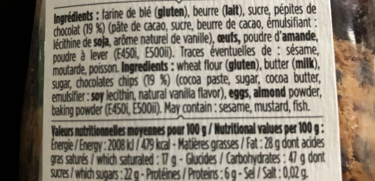 La Grande Epicerie de Paris Sablés Pur Beurre Aux Pépites De Chocolat packshot