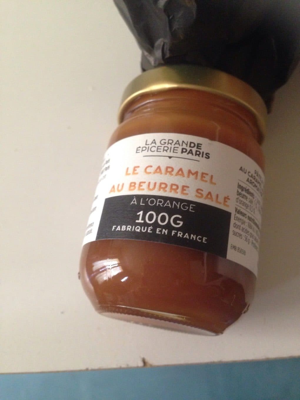 La Grande Epicerie De Paris Pâte à Tartiner Au Caramel Au Beurre Salé Aromatisé à L'orange packshot