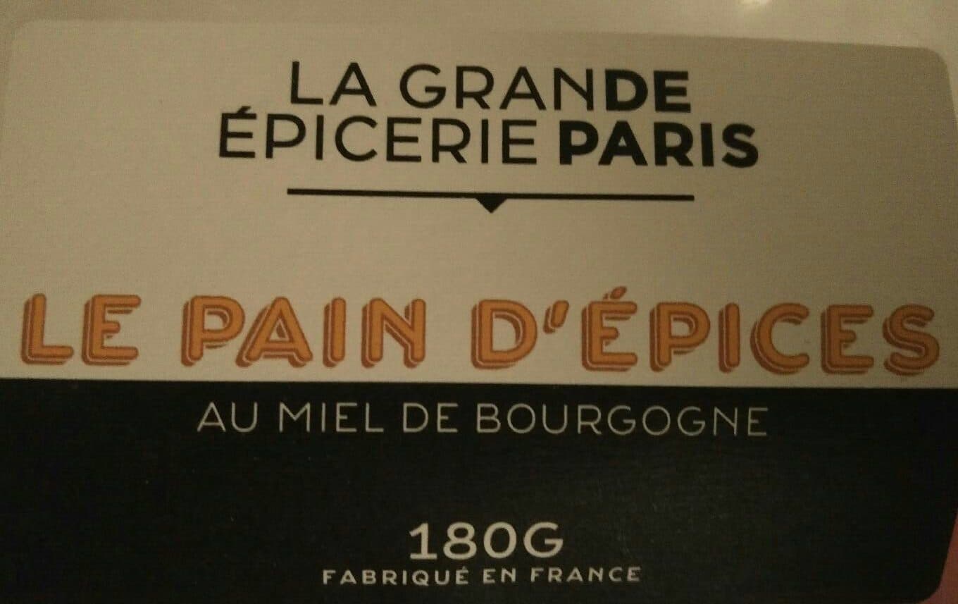 La Grande Epicerie De Paris Pain D?épices Au Miel De Bourgogne packshot