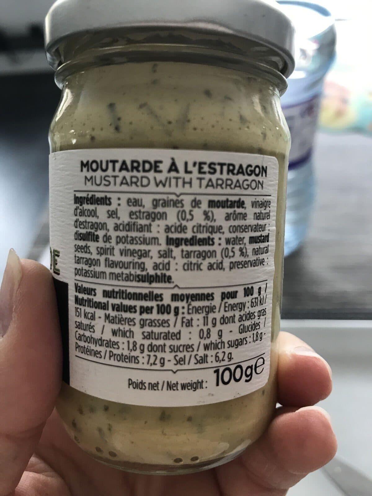 La Grande Epicerie de Paris Moutarde à L?estragon packshot