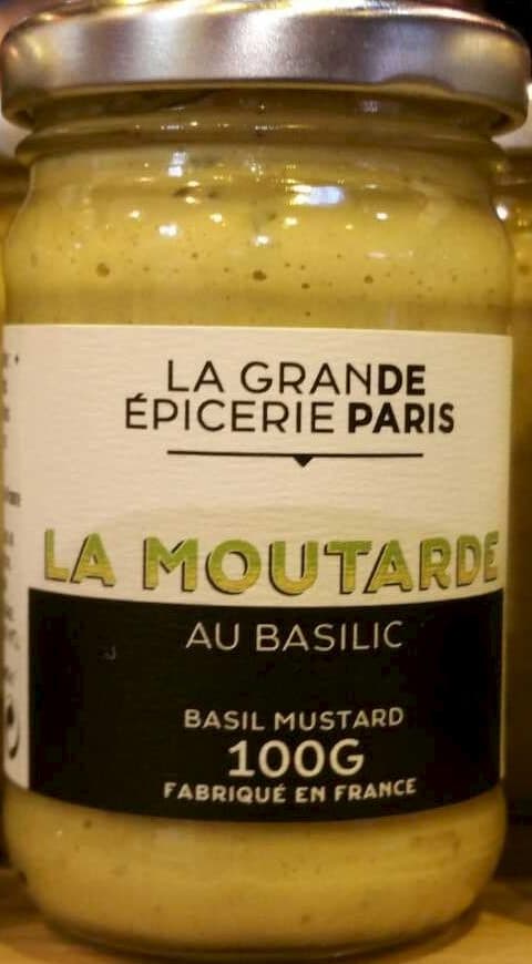 La Grande Epicerie de Paris La Moutarde au Basilic packshot