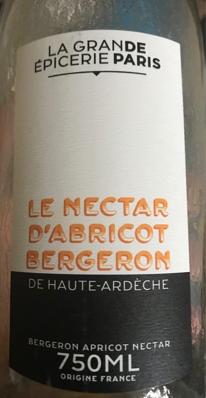 La Grande Epicerie De Paris Nectar d'abricot packshot