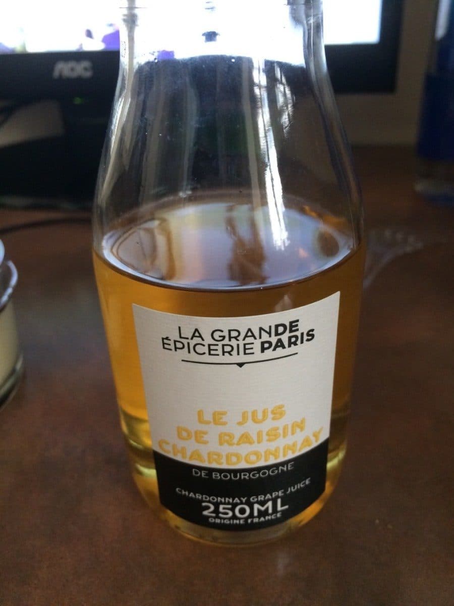 La Grande Epicerie de Paris Jus de raisin Chardonnay de Bourgogne packshot