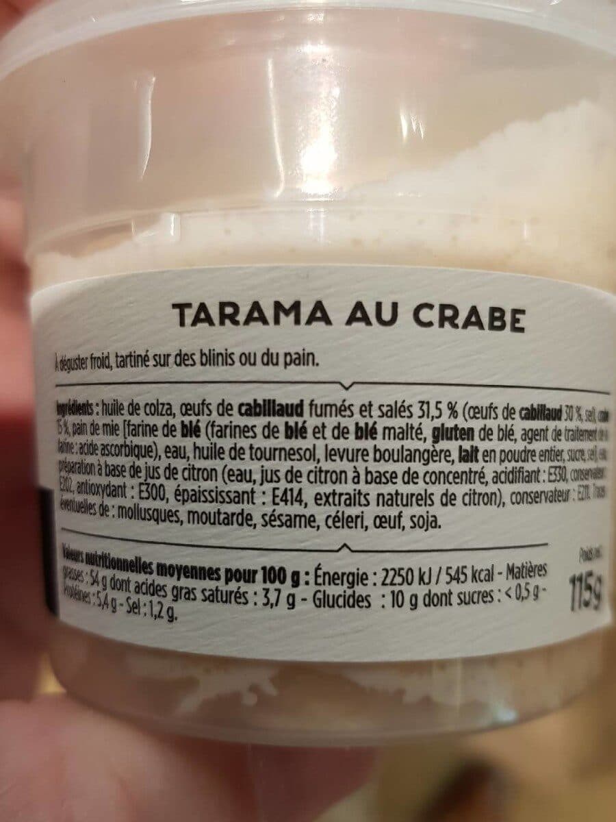 La Grande Epicerie de Paris Tarama Au Crabe packshot