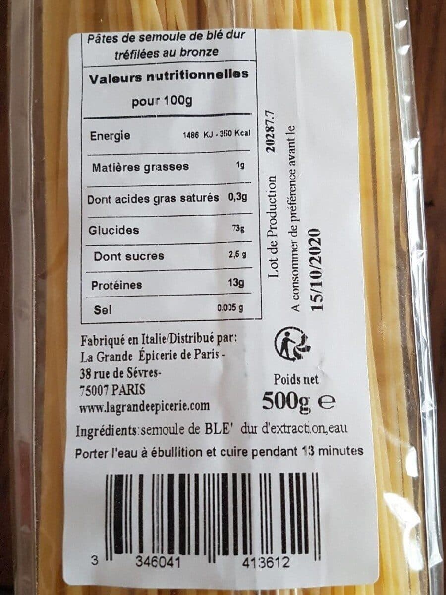 La Grande Epicerie de Paris Spaghetti packshot