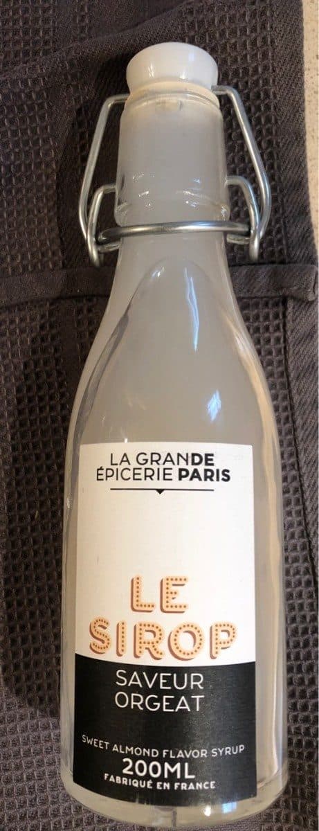 La Grande Epicerie de Paris Sirop Saveur Orgeat packshot