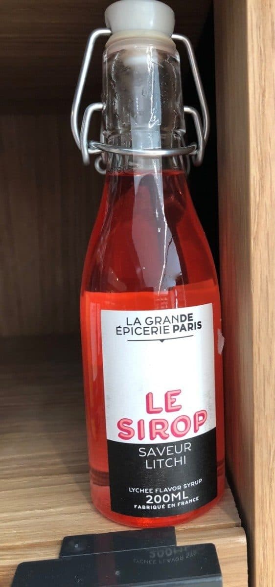 La Grande Epicerie de Paris Sirop saveur litchi packshot