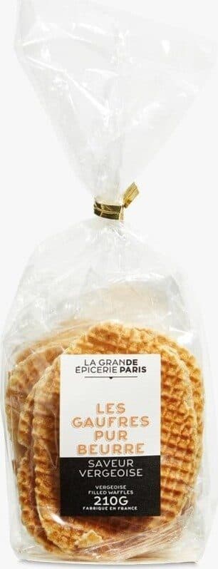 La grande epicerie Gaufres Pur Beurre Fourrées à La Vergeoise packshot