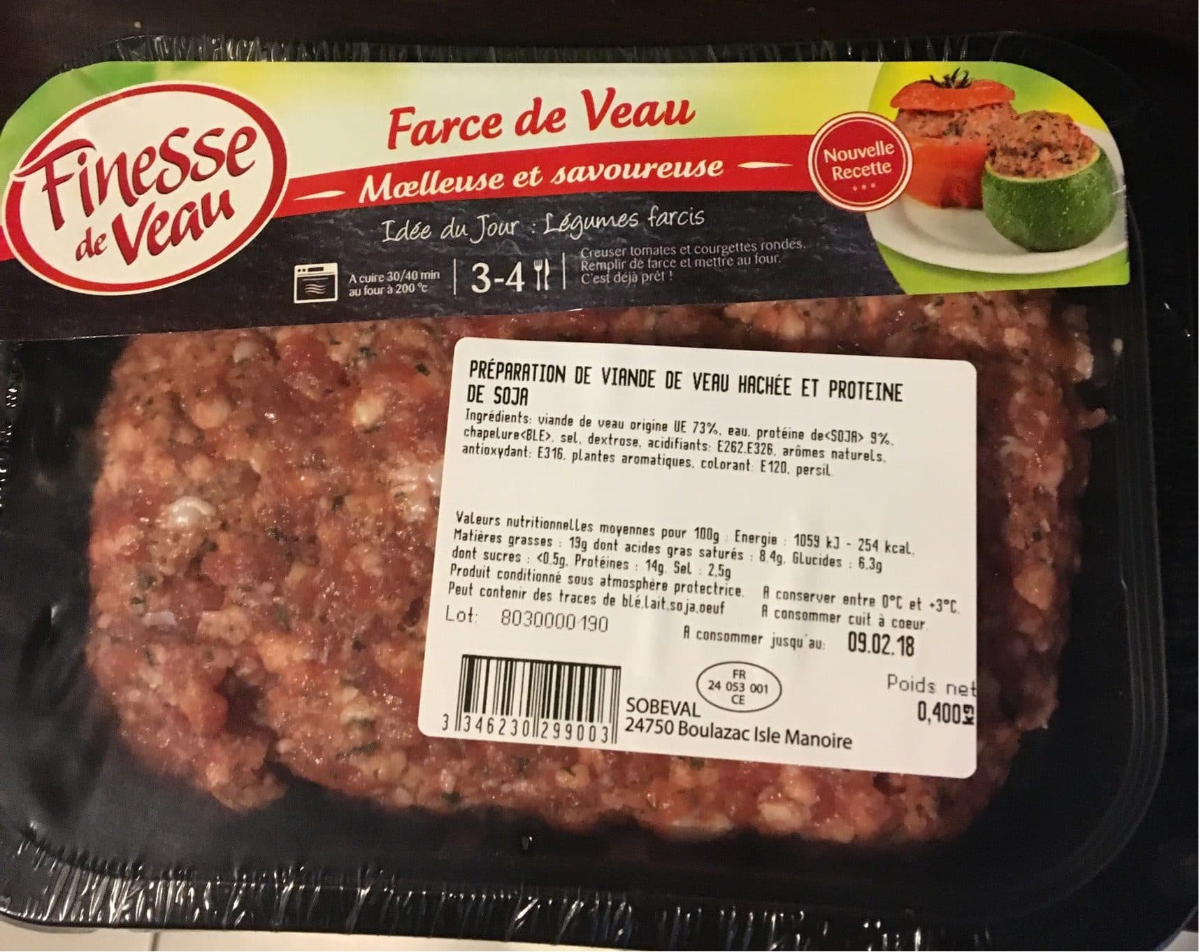 Finesse de Veau Farce de veau packshot