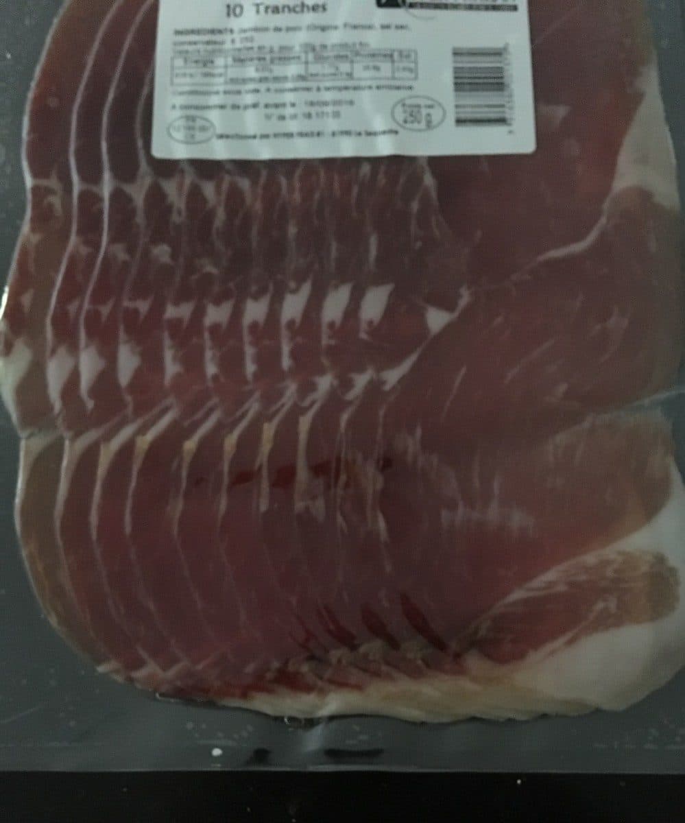 Open Food Facts Jambon sec packshot