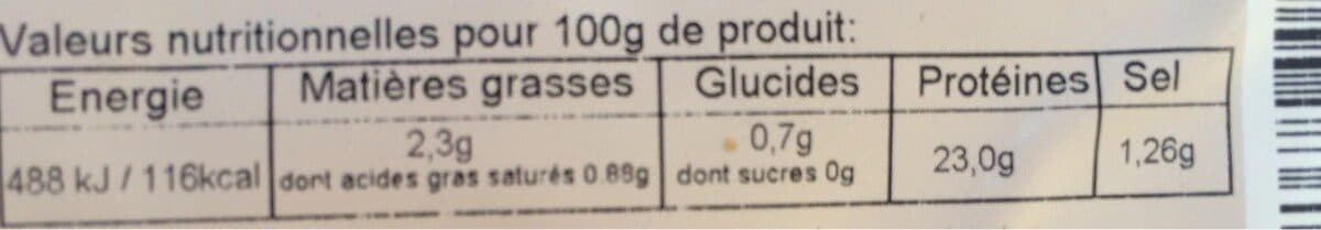Open Food Facts Filet de bacon 40 tranches packshot