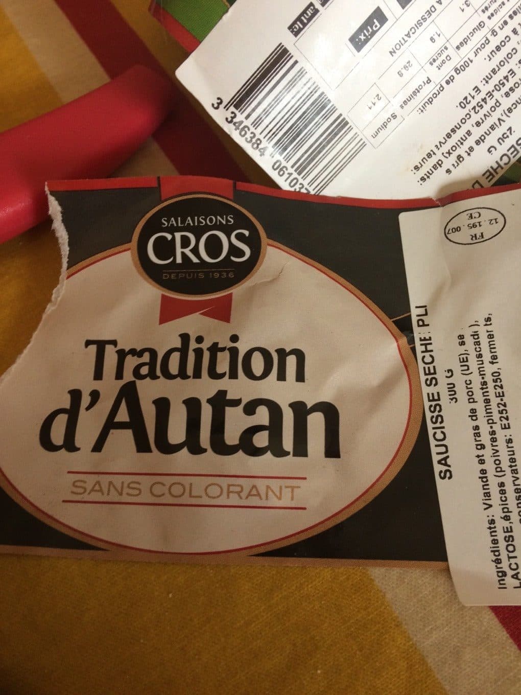 Cros Saucisse seche packshot