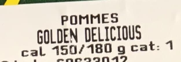 Le Verger de La Blottière Pommes Golden Delicious packshot
