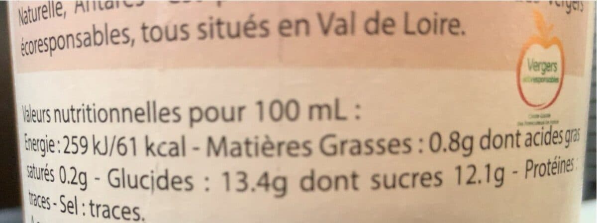 Open Food Facts Jus de pomme packshot