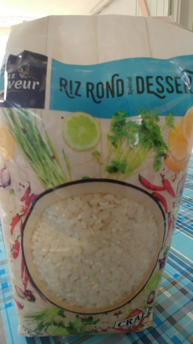 Open Food Facts Riz rond dessert packshot
