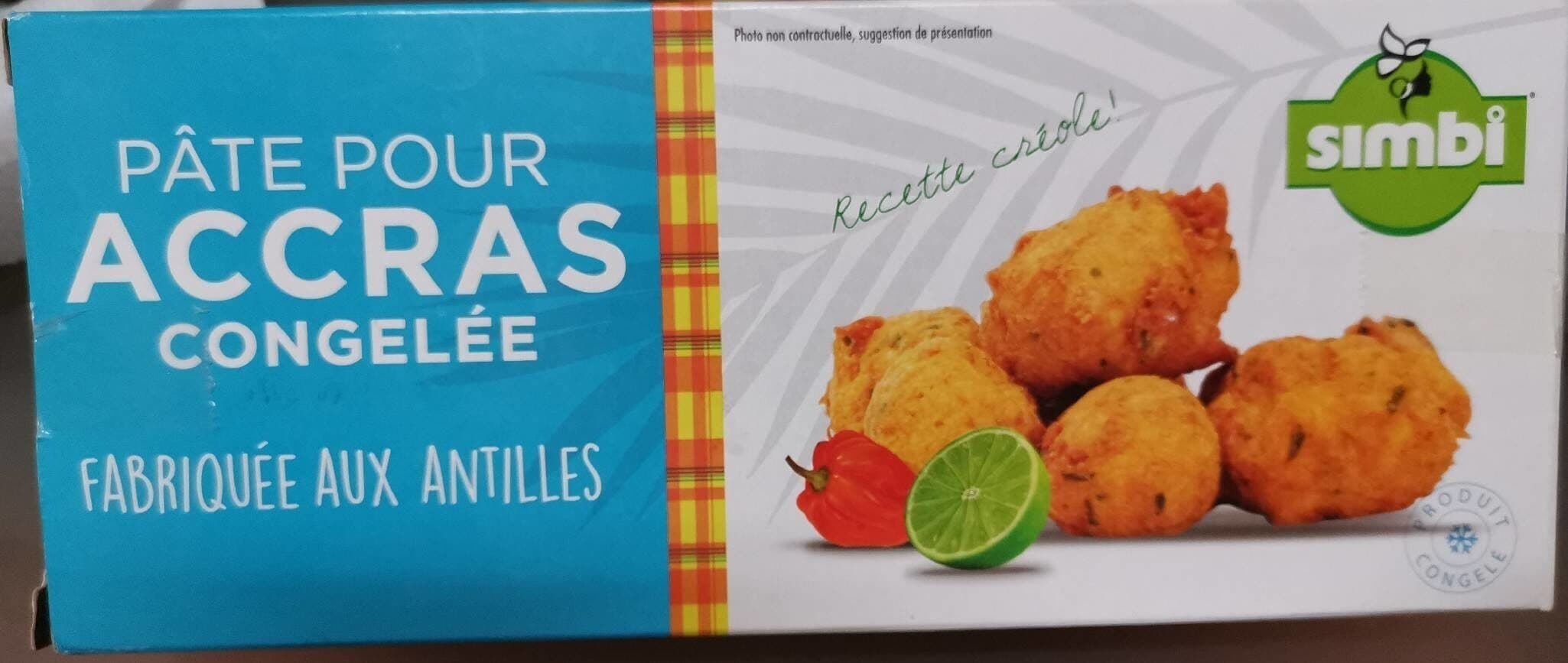 Simbi Pâte pour acras de morue des Antilles packshot