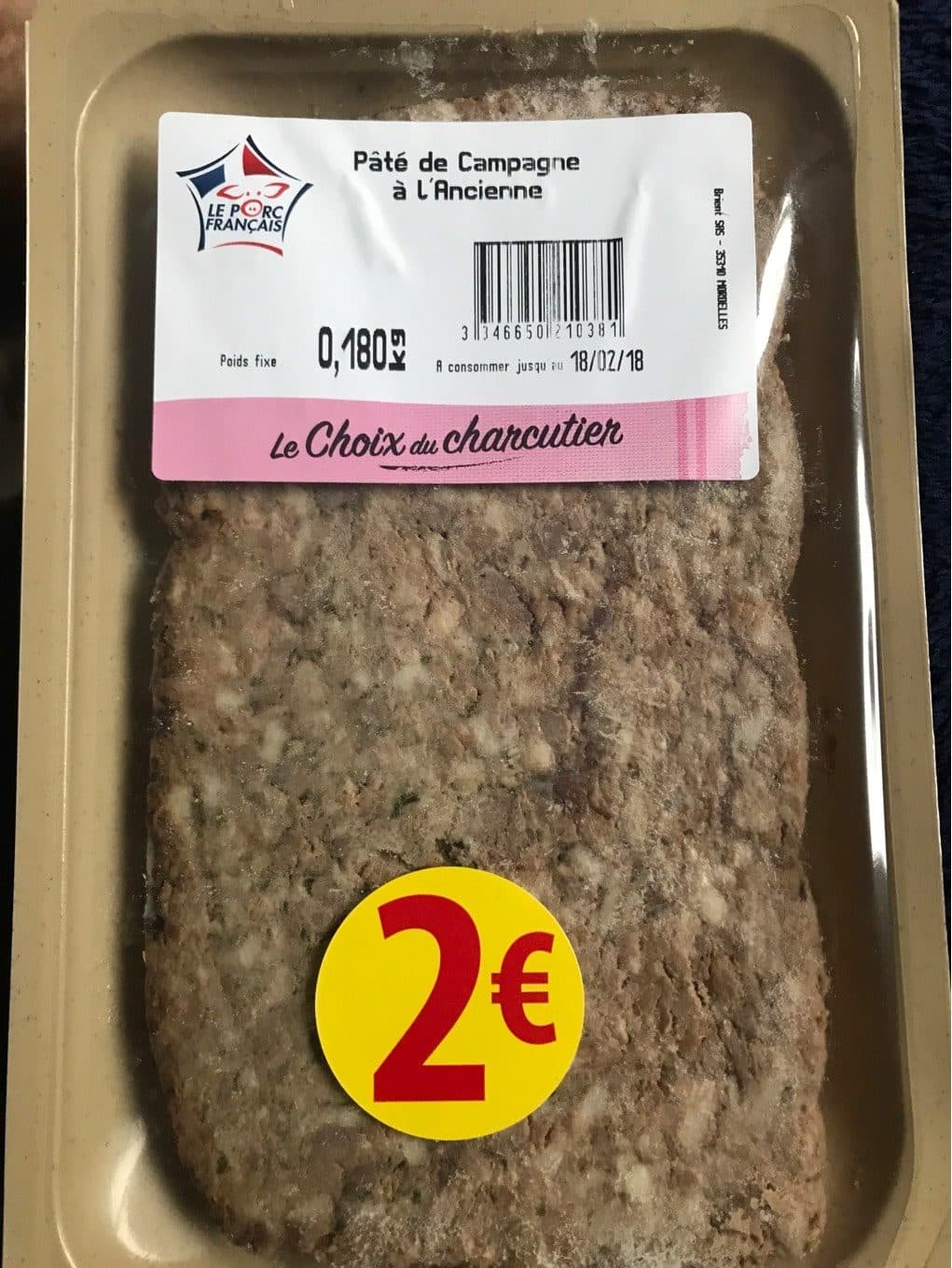 Le Choix Du Charcutier Pâté de campagne à l’ancienne packshot