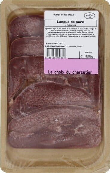 Brient Langue de porc (3 tranches) packshot