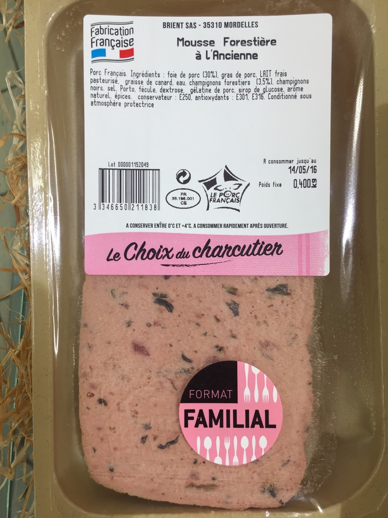 Sans marque Mousse Forestière à l'Ancienne packshot