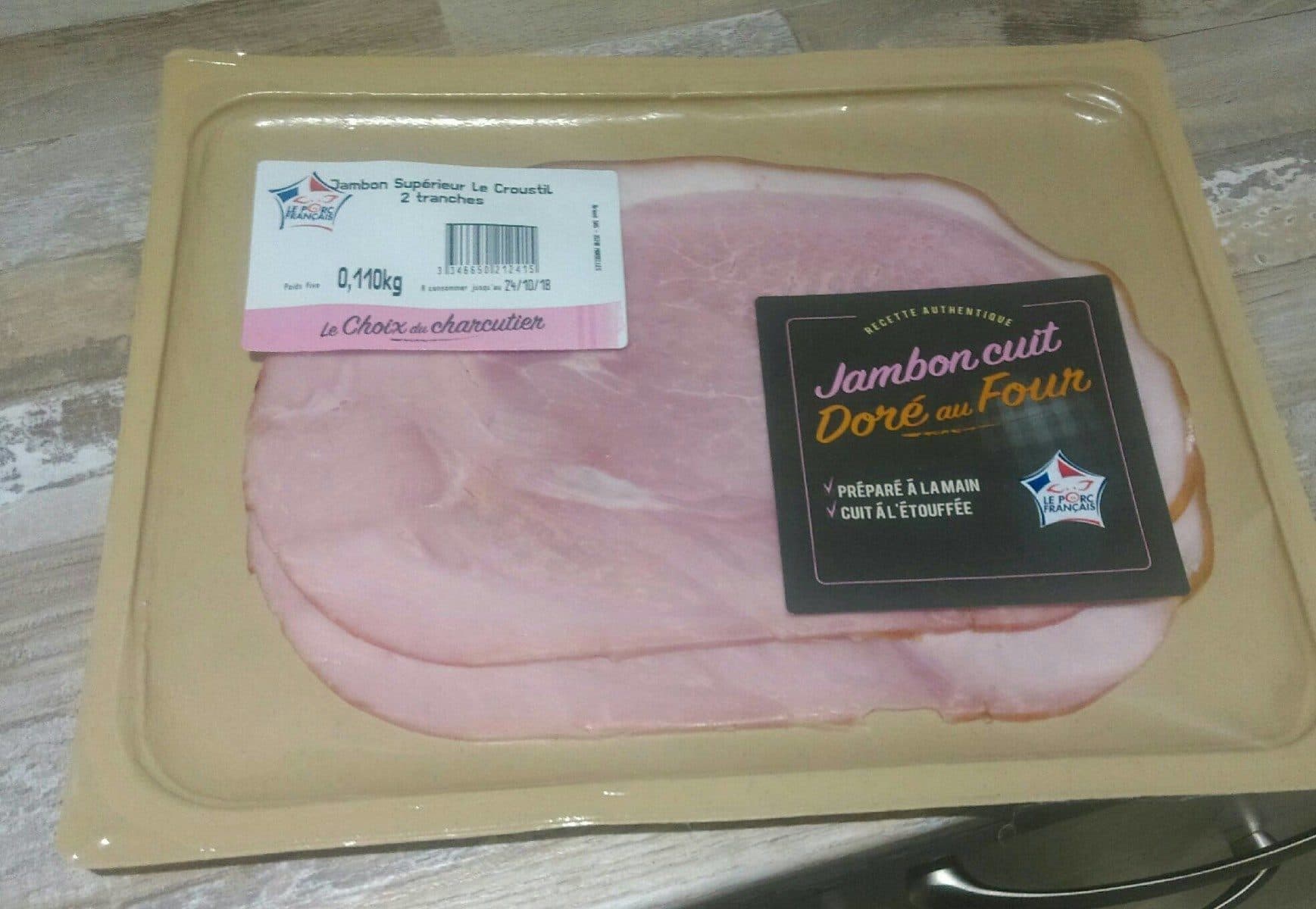 Brient Jambon cuit doré au four packshot
