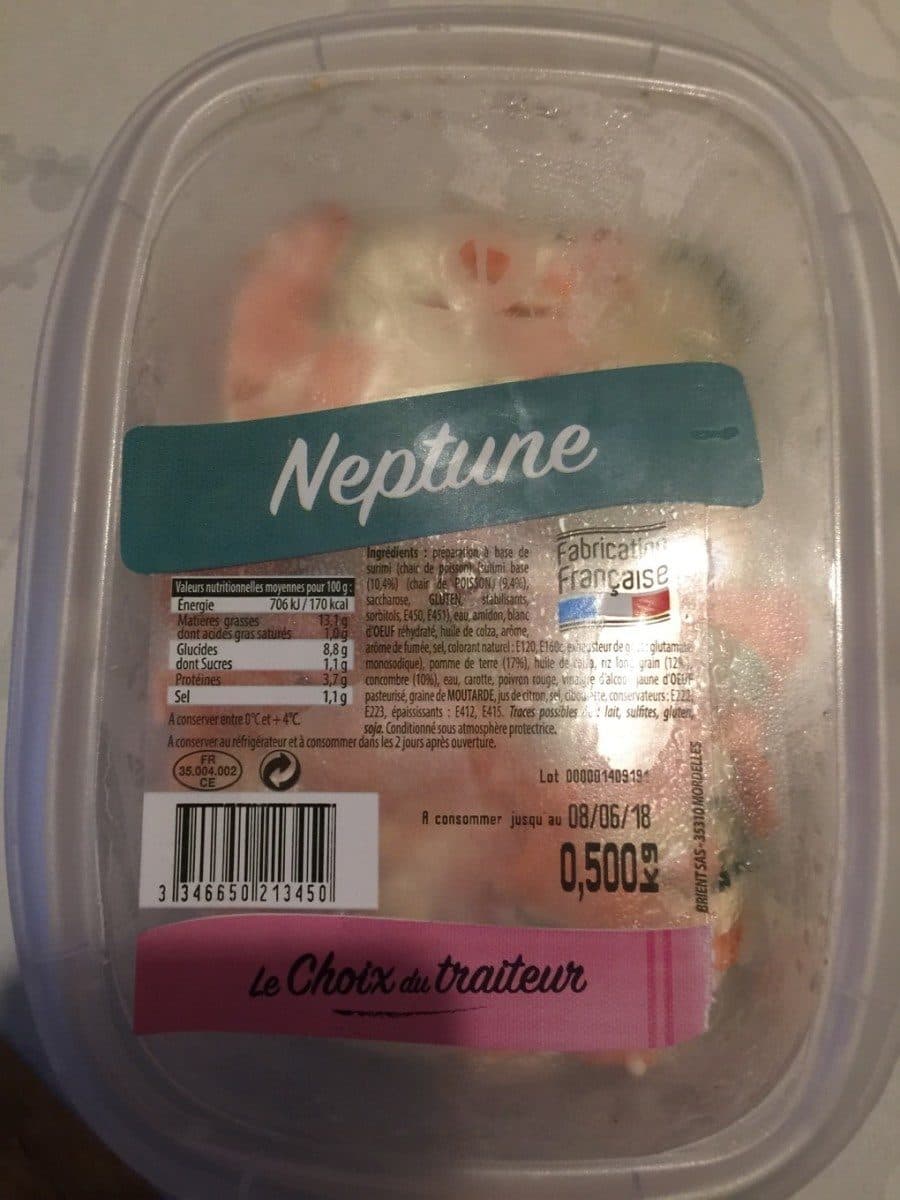 le choix du traiteur Neptune packshot