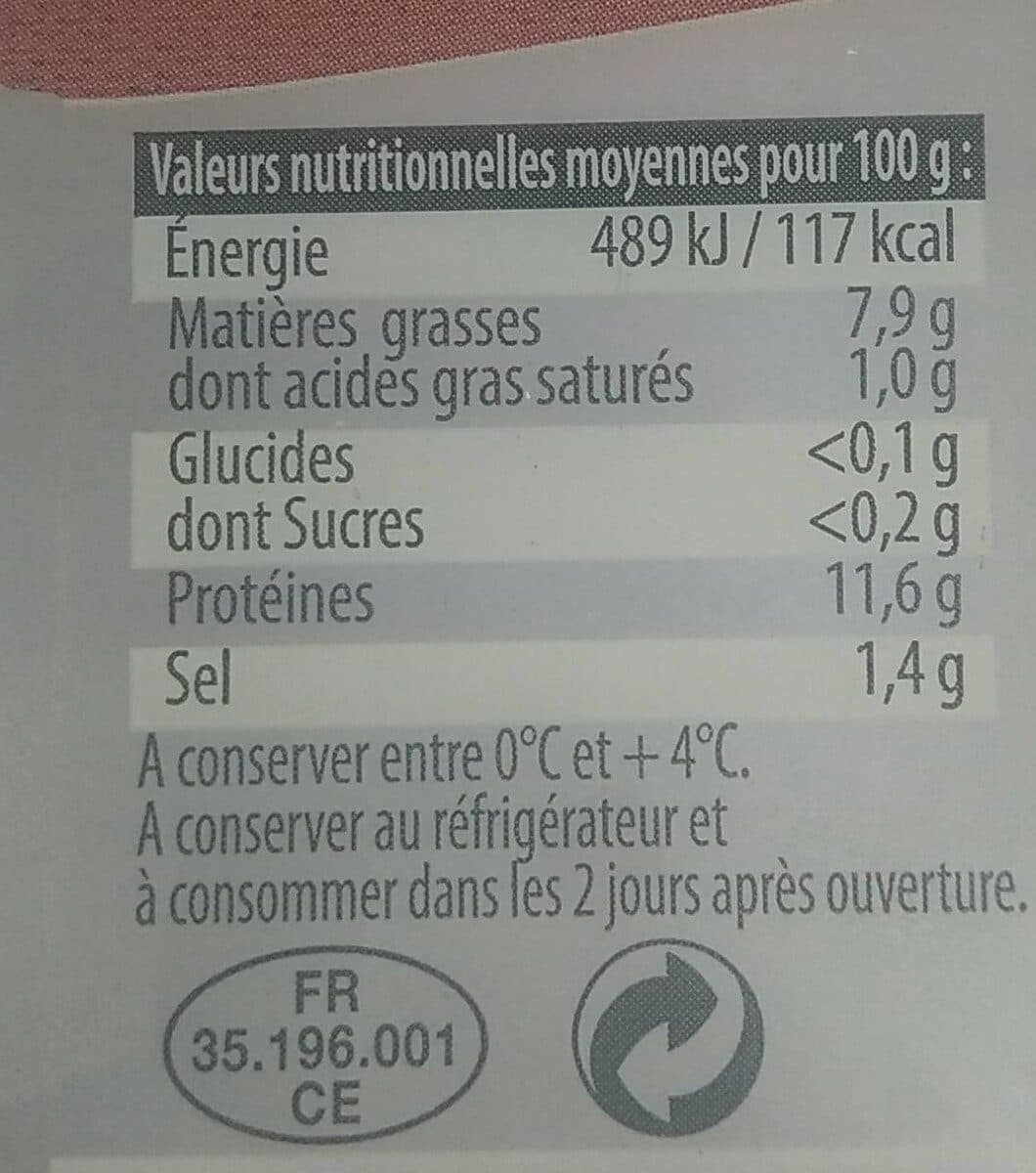 Open Food Facts Museau de bœuf packshot