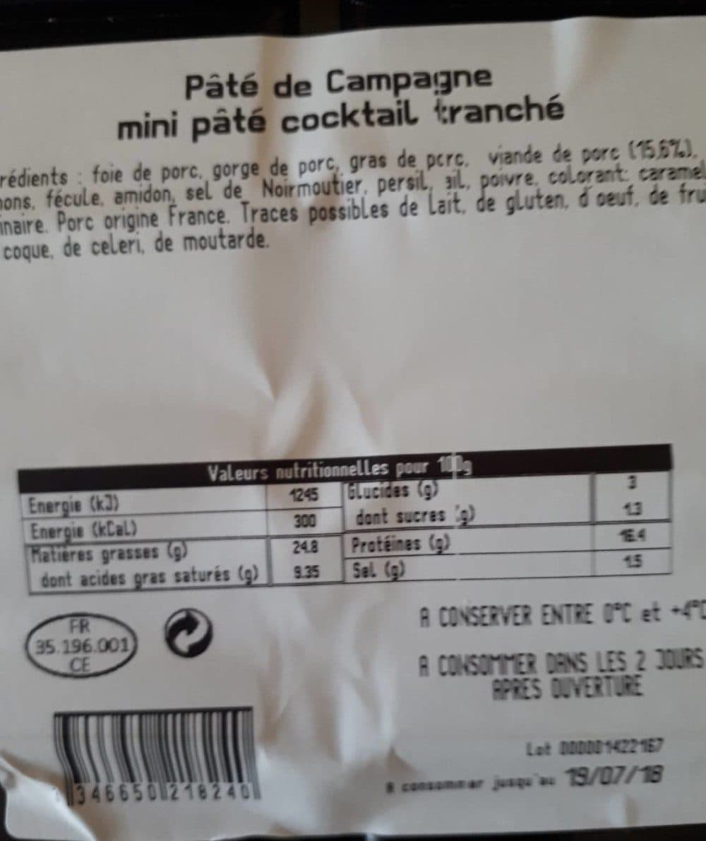 Brient Pâté campagne mini packshot