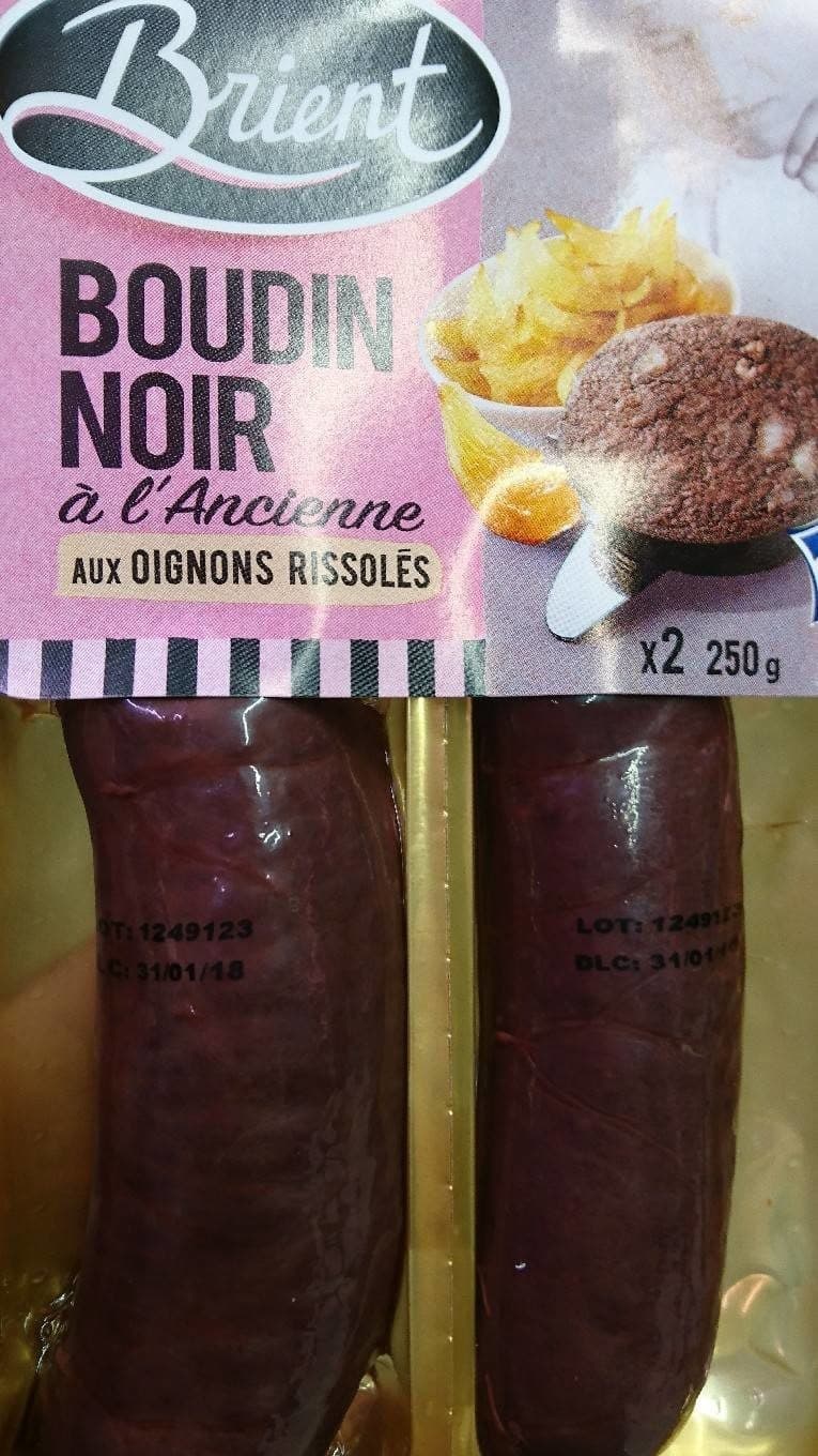 Brient Boudin noir aux oignons à l'ancienne BRIENT packshot